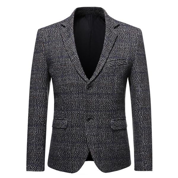 

men's suits & blazers men blazer slim fit business suit leisure, White;black