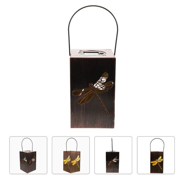 

portable lanterns 1pc outdoor landscape light delicate solar-powered iron durable