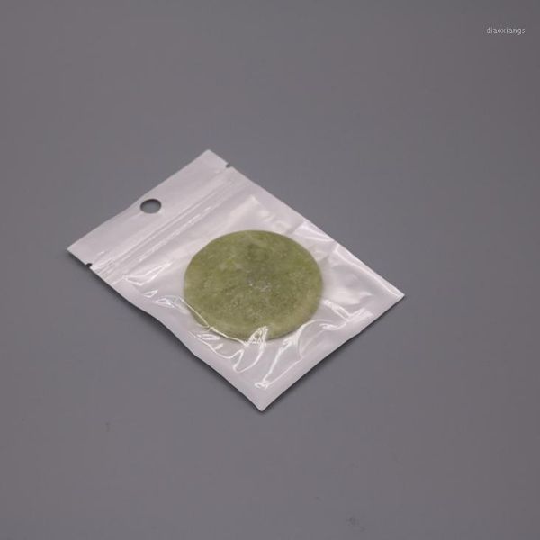 

200pcs round jade stone eyelash extension glue adhesive pallet stand holder1