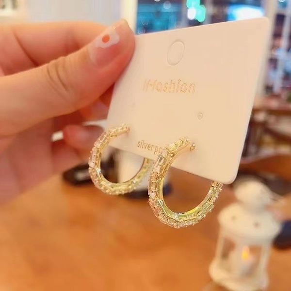 

dangle & chandelier 2021 retro gold ladies multi-drop earrings jewelry ear clip gifts women's fashion simple women, Silver