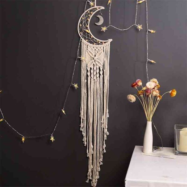 

ms7577 new nordic handmade moon butterfly dream catcher home bohemian decoration wall hanging