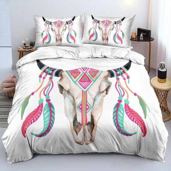 

bedding sets 3d bohemian comforter covers pillow quilt king  full twin size white custom design bedclothes