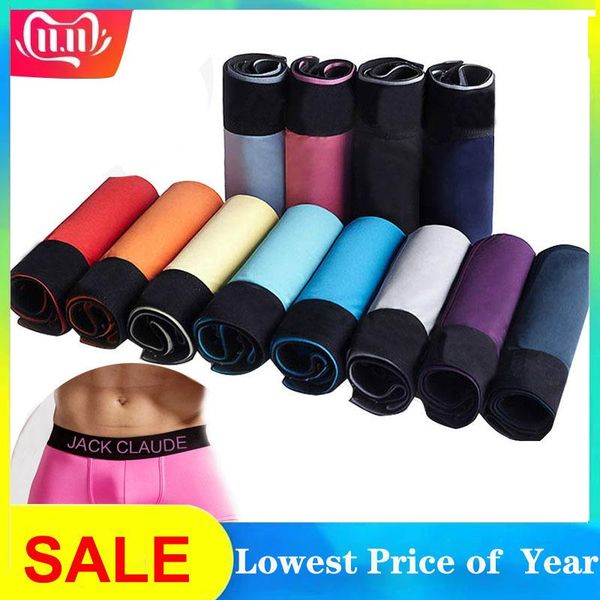 

underpants selling shorts mens underwear soft boxers breathable boxer men solid plus size, Black;white