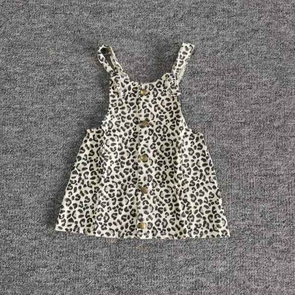 

girl's dresses 2021 girl baby dress for spring and autumn strap leopard print slim beautiful clothing, Red;yellow
