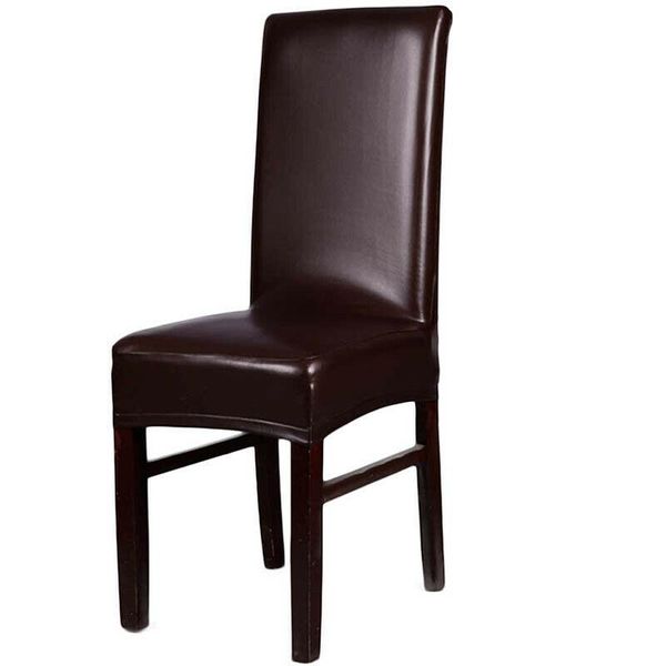 

waterproof chair covers seat durable pu leather dining slipcover coffee