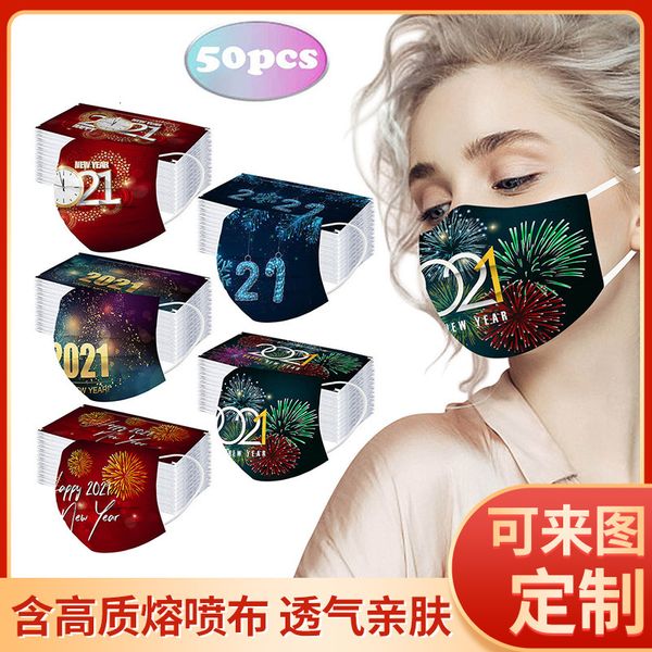 

mask printed disposable three-layer protective goddess fashion men's printed cartoon