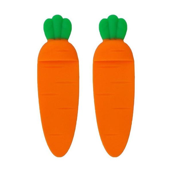 

bookmark 2pcs silicone cartoon markers animal carrot bookmarks stationeries (as shown)