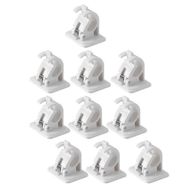 

shower curtains 10pcs household curtain rod holders punch-supports