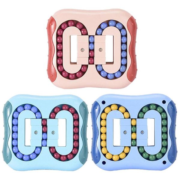 

fitness balls anti-stress rotating magic bean cube fingertip adults kids stress relief toy funny educational breakthrough game