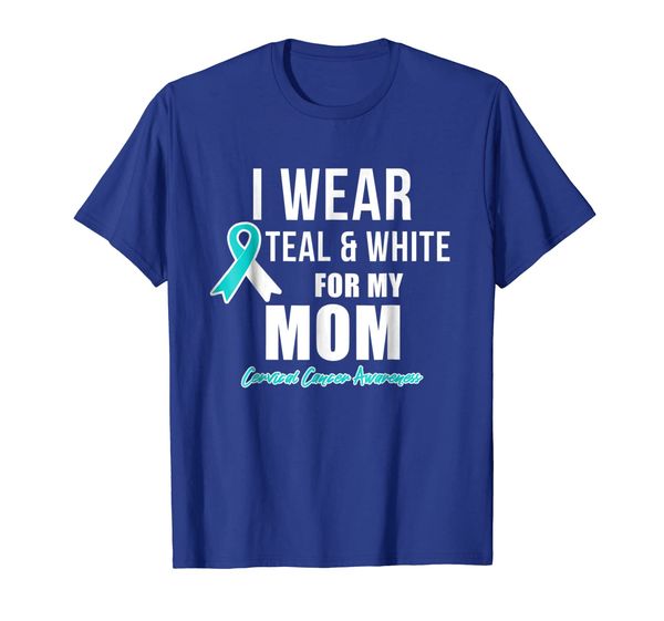

cervical cancer shirt for mom cancer awareness products, White;black