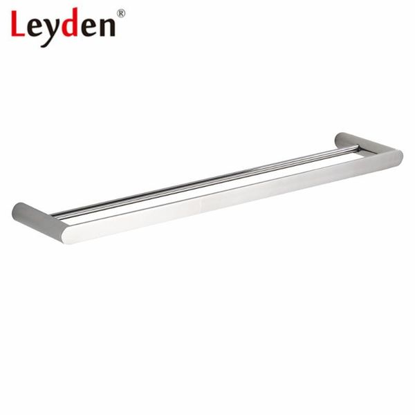 

towel racks leyden 304 stainless steel wall mounted 60cm blackened chrome brushed double bars bathroom accessories holders
