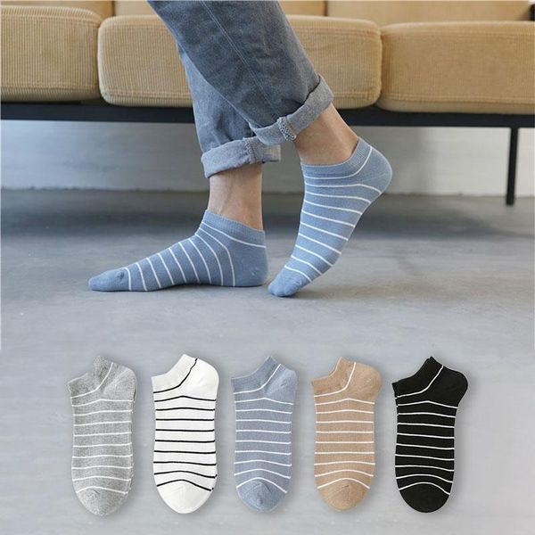 

men's socks abstract tide boat breathable silicone combed of pure comfortable outdoor sports art personalized novelty creative, Black