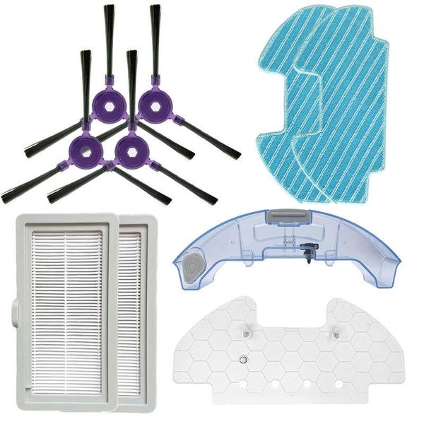 

vacuum cleaner side brush filter mop cloth water tank frame for midea vcr08 mr09 robot parts cleaners