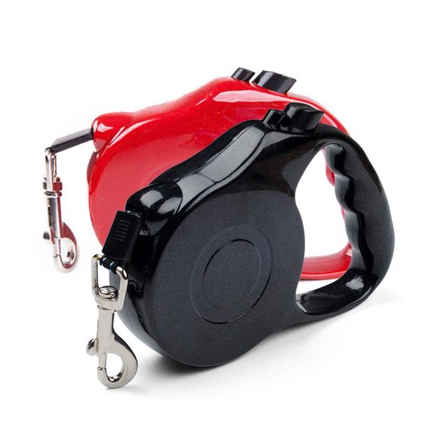 

dog collars & leashes 3m/5m adjustable retractable nylon one-handed lock extending walking training pet puppy lead leash