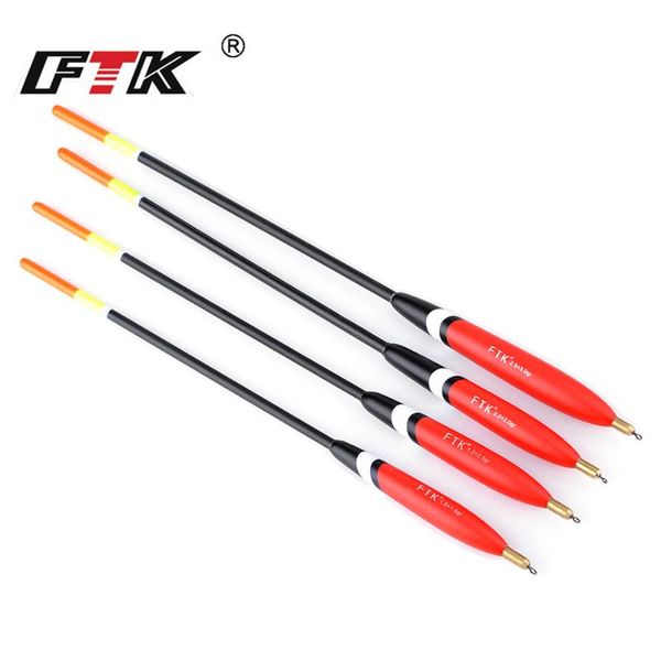 

fishing accessories ftk 4pcs/lot 1.5+1.5gr 1.2+2.0gr 2.0+2.0gr 2.5+3.0gr tackle china hook buoy fish floating bobbers tiple suit accessorie