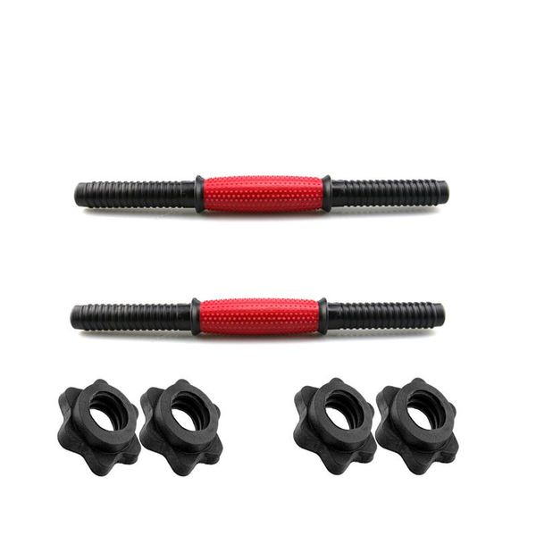 

pair dumbbell bars gym lifting weight barbell handles 46cm dumbbells