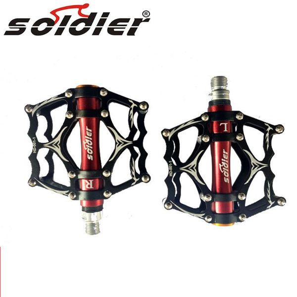 

trekking poles mountain bike platform pedal flat aluminum alloy palin anti-skid durable comfortable fixed gear outdoor cycling pedal#30