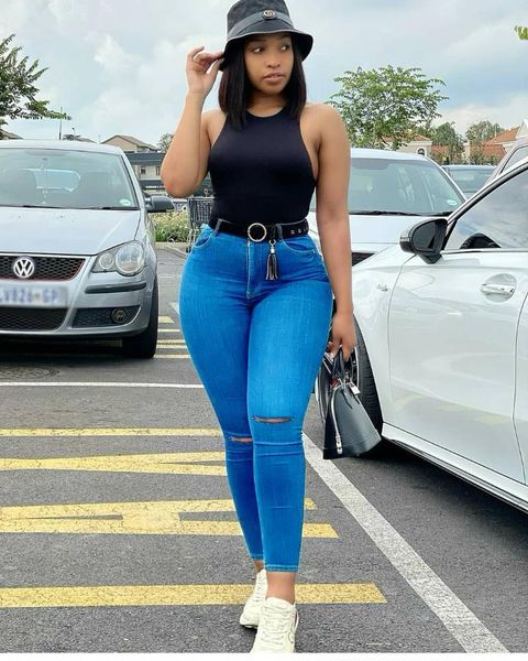 

women's jeans donsignet summer fashion slim elasticity denim pants casual ripped for women skinny, Blue