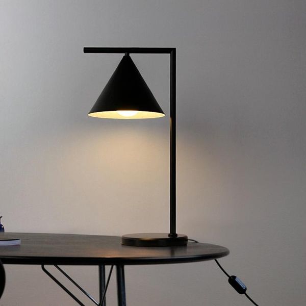 

table lamps minimalist reading desk lamp bedroom bedside study lights student dormitory rotating heads iron art light fixtures