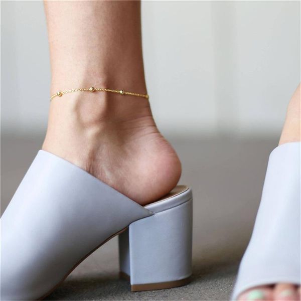 

anklets 925 silver anklet minimalism handmade jewelry enkelbandje tornozeleira boho charms vintage cheville for women, Red;blue