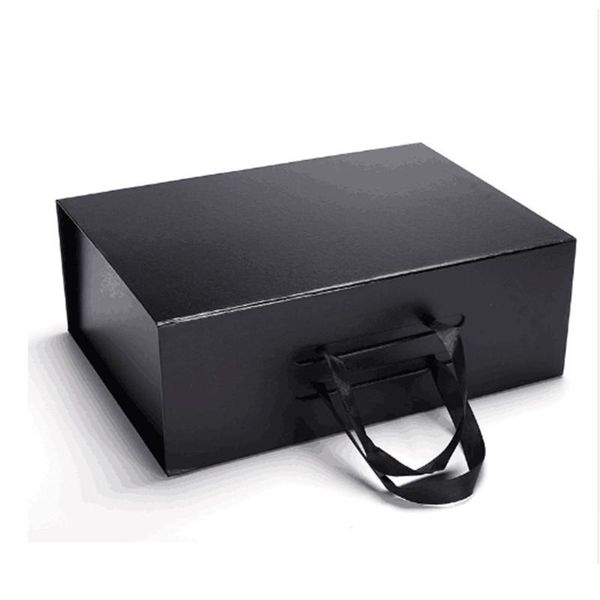 

gift wrap luxury cardboard box oem custom logo fit for clothes shoes hair wig