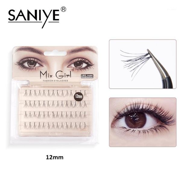 

56pcs individual cluster eyelashes grafting fake false eyelash extension bunche professional makeup1