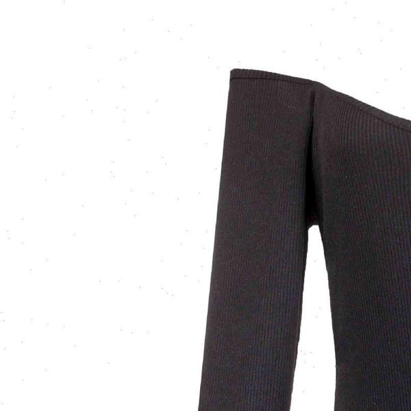 

once cotton long sleeve womens jumpsuits bodysuit autumn winter off shoulder warm clothes slim fit fashion solid body suit, Black;white