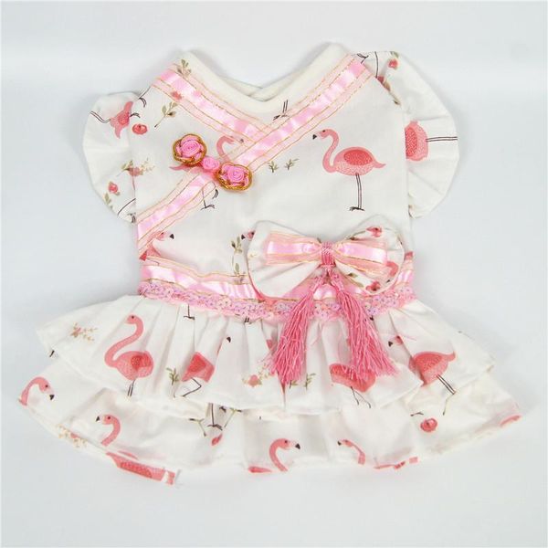 

dog apparel pet outfit summer dress cat skirt princess costume poodle bichon schnauzer puppy york clothing yorkie dresses