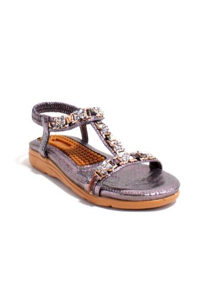 

sandals women's gray orthopedic casual 21y120-27, Black