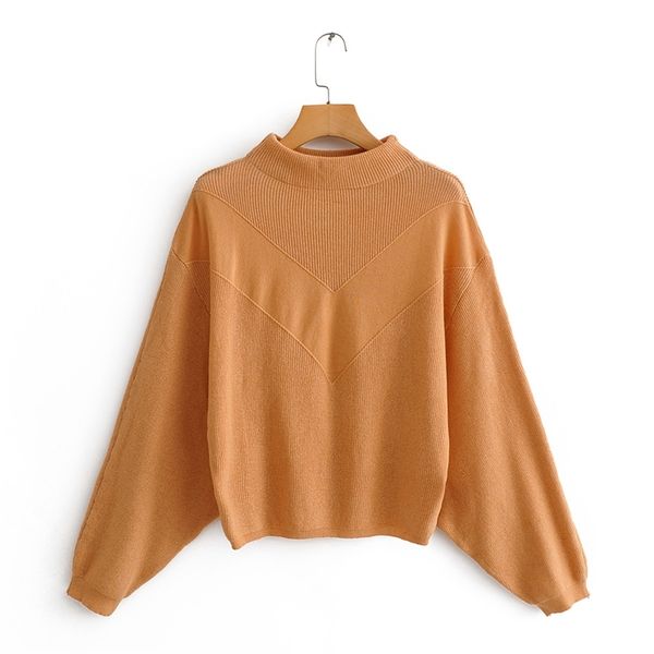 

autumn fashion women loose batwing sleeve sweater casual female o-neck jumpers stylish ladies knitwear 210531, White
