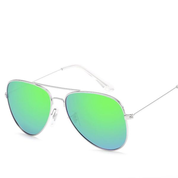 

sunglasses fashion polarized men and women with brand mes mirror 3026, White;black