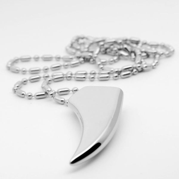

stainless steel necklace jewelry on the neck men's pendant hip hop mace fashion pendants accessories necklaces, Silver
