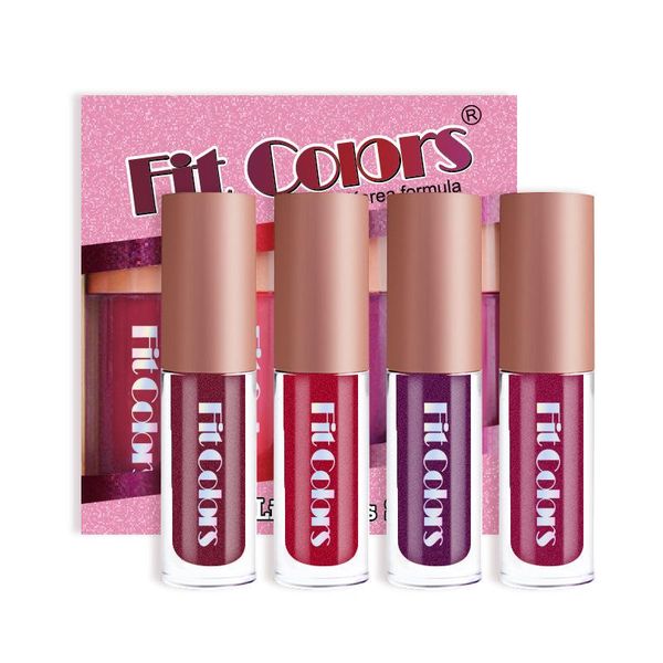 

fashion lip makeup 4 colors lipsticks pearly diamond gloss polarized mermaid glaze lipstick moisturizing cosmetic tslm1