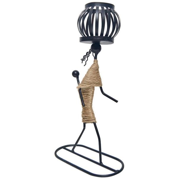 

candle holders 1pc retro wrought iron holder creative romantic decoration