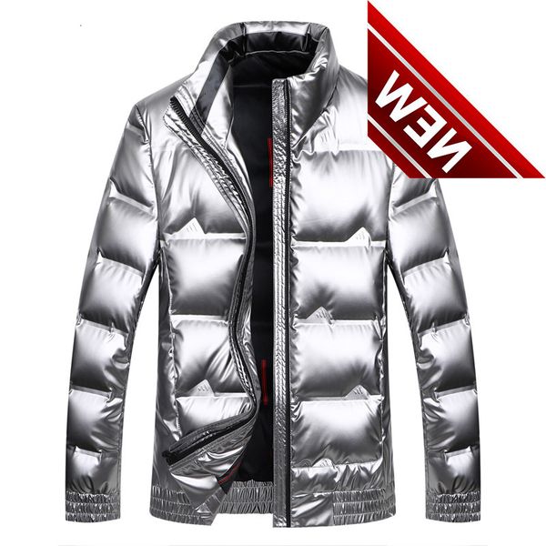 

mens jacket parka men classic fashion white down coats outdoor outwear warm winter black silver coat