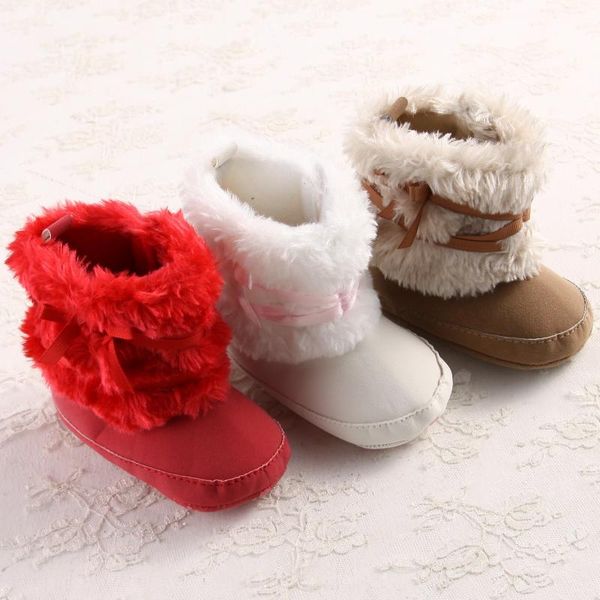 

first walkers winter brand toddler baby booties tassel crib snow fleece boots kids born girls shoes wool walker sneakers