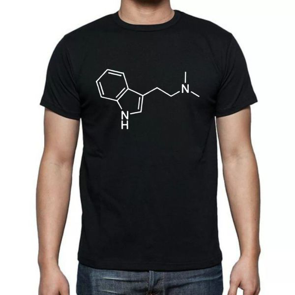 

NH Molecule Bonding Chemical T-shirt Tee, White;black
