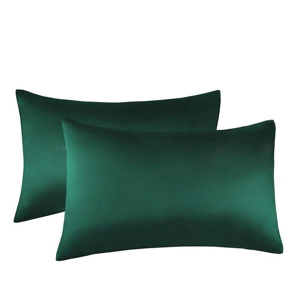 

pillow case 100% polyester pillowcase solid color bedding black cover envelope custom 51*76cm 2pcs