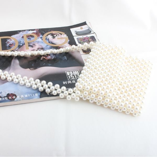 

fashion evening bag pearl 2021 classic handmade beaded single shoulder messenger mobile phone