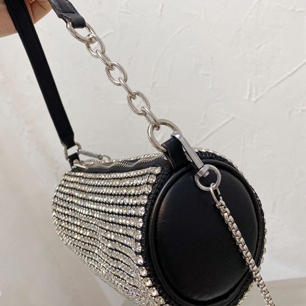 

2021 brand designer shoulder bag women's fashion luxury classic diamond mini portable messenger bags with box size 19*8cm