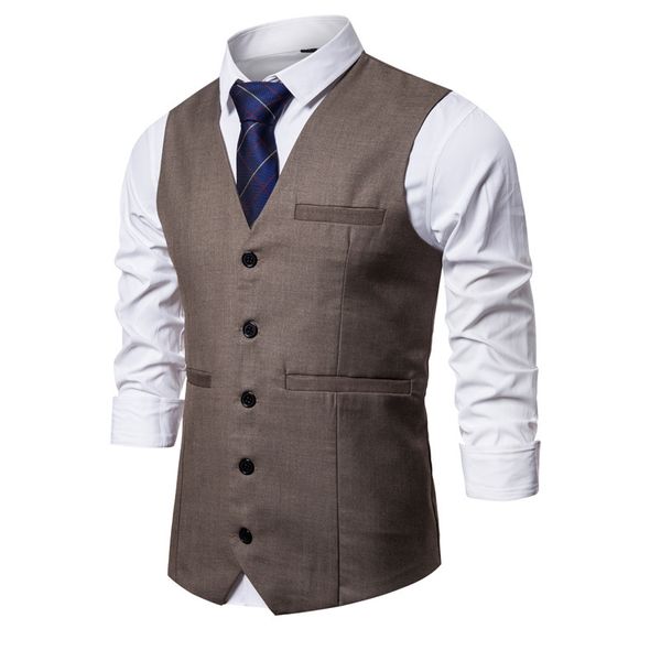 

fashion vest 2021 euro men's large casual suit jacket, Black;white