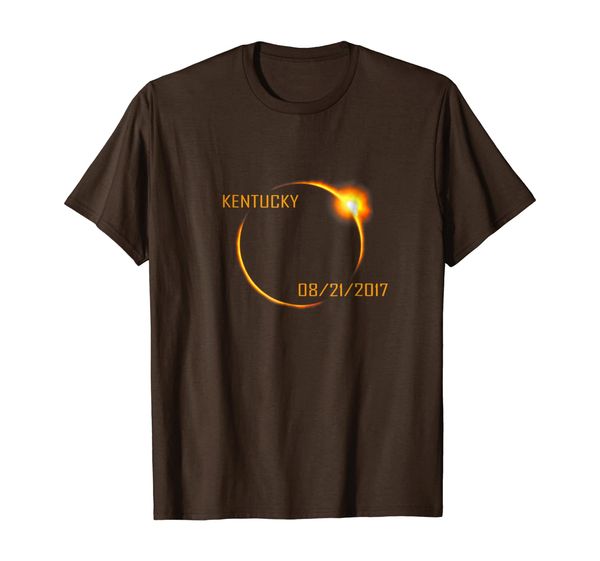 

solar eclipse kentucky t shirt, White;black