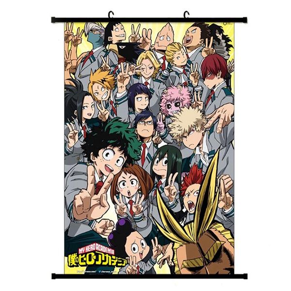 

paintings japanese anime boku no hero academia my collective wall scroll painting poster cosplay