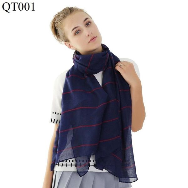 

scarves scarf horizontal stripes tr classic cape high-quality cross-border female wholesale sell like cakes, Blue;gray