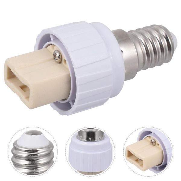 

lamp holders & bases 4pcs bulb adapter socket converters e14 to g9 holder