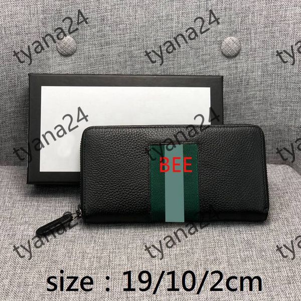 

wallets mens wallet men 2021 ale wholesale women original animal snake tiger bee black leather retro pattern long short plaid brand purse la, Red;black