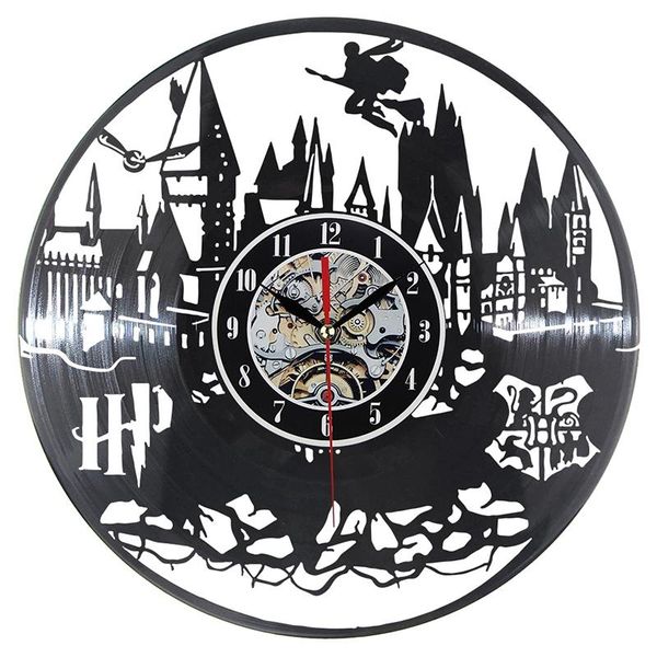 

wall clocks 2022 record clock theme art watch black duvar saati home decorative