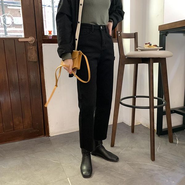 

autumn winter solid color plus cashmere ladies jeans casual women trousers fashion slim female pants women's, Blue