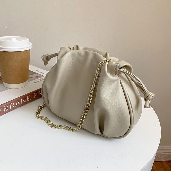 

evening bags small drawstring pu leather crossbody for women 2021 ladies black yellow shoulder handbags and purses