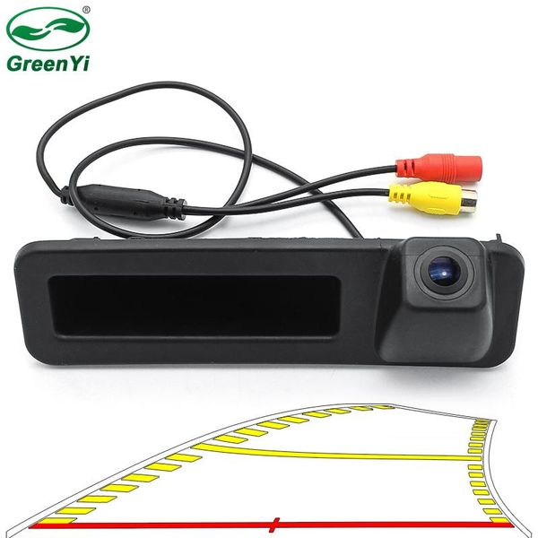 

car rear view cameras& parking sensors hd 4089t dynamic trajectory line vehicle trunk handle camera for x1 x3 2021